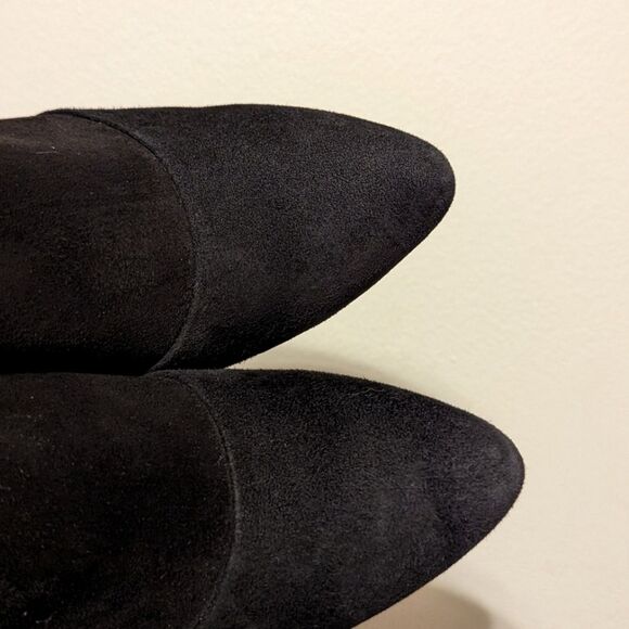 Ecco Alicante Black Suede Pumps Booties Heels Size EU 40 US 9/9.5 - Picture 11 of 12